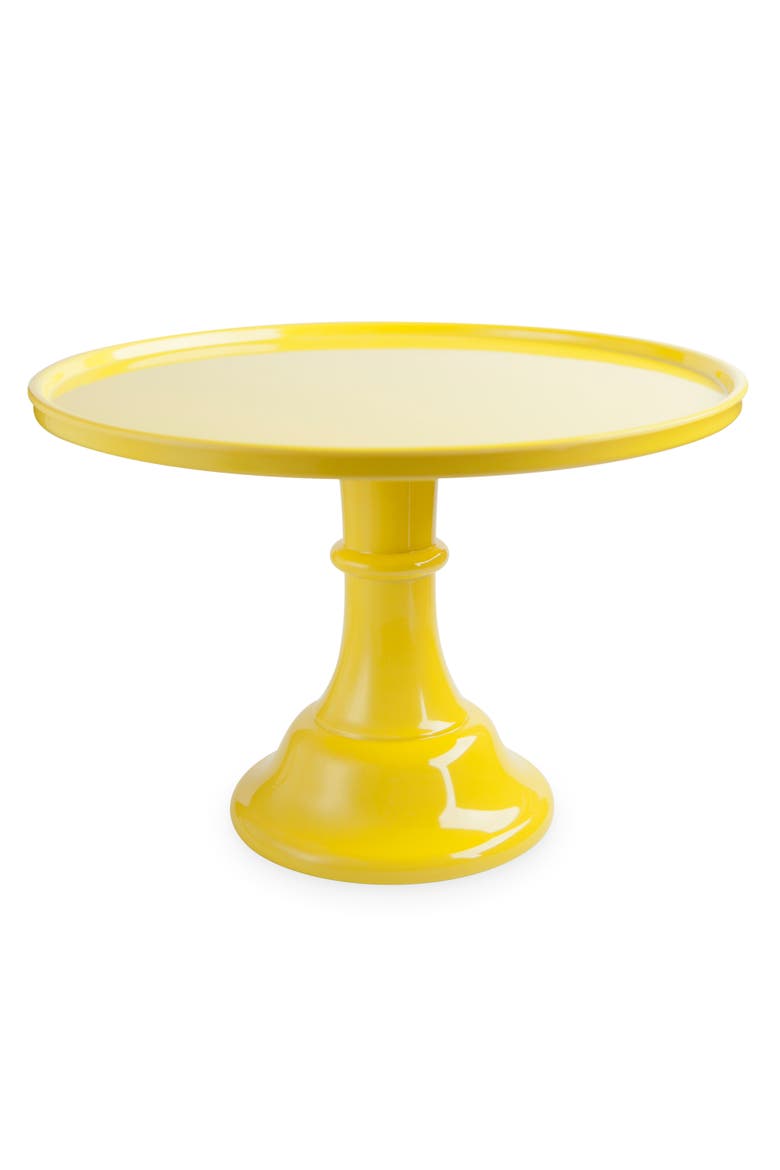 Melamine Cake Stand, Main, color, Yellow