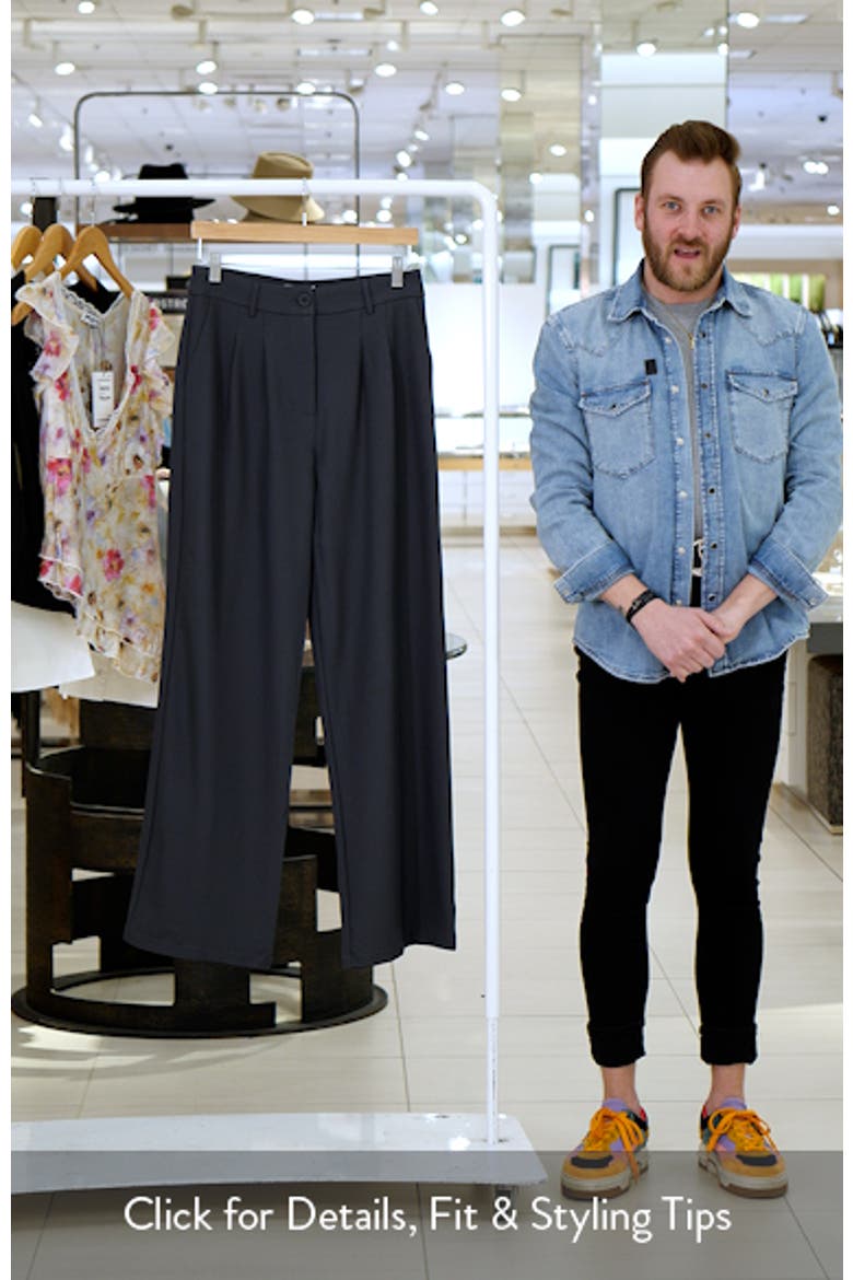 Archer Pleated Wide Leg Pants video