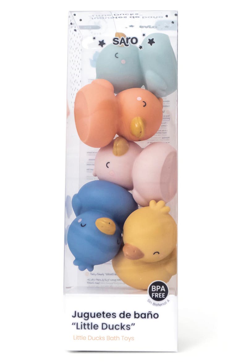 Little Ducks Set of 5 Bath Toys, Alternate, color, MULTI