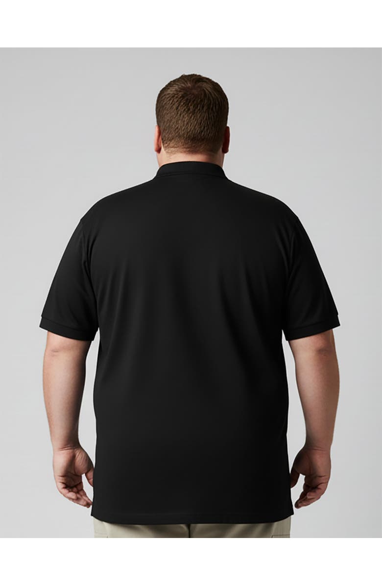 Regent Row Men's Big and Tall Casual Commuter Tech Polo, Alternate, color, Black
