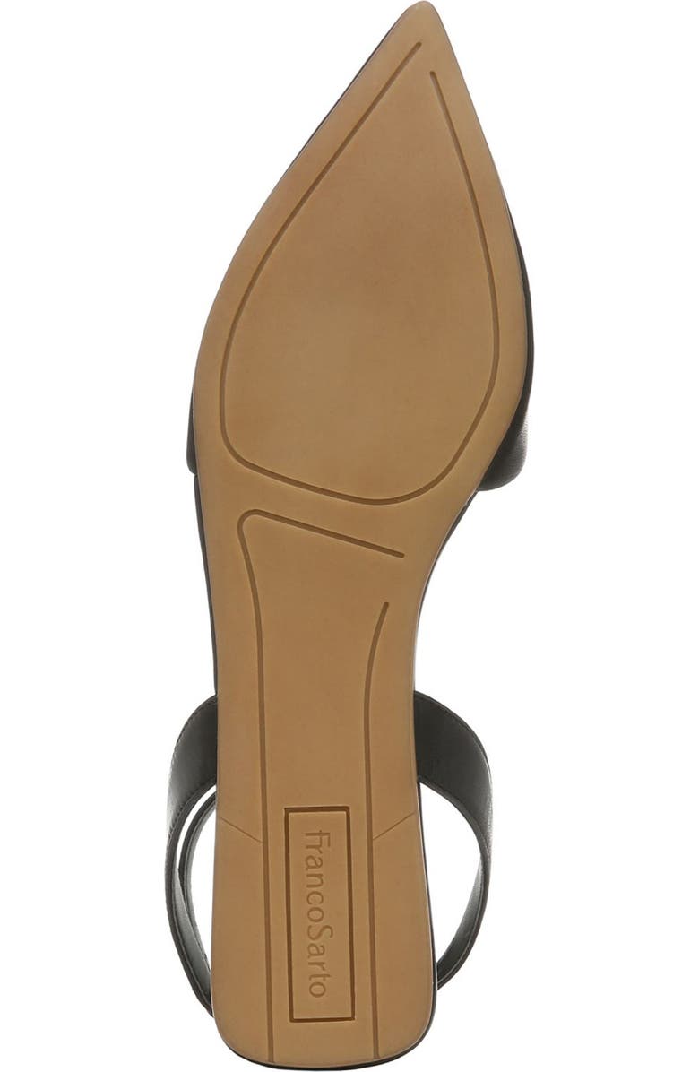 Franco Sarto Cira Pointed Toe Ankle Strap Flat, Alternate, color,