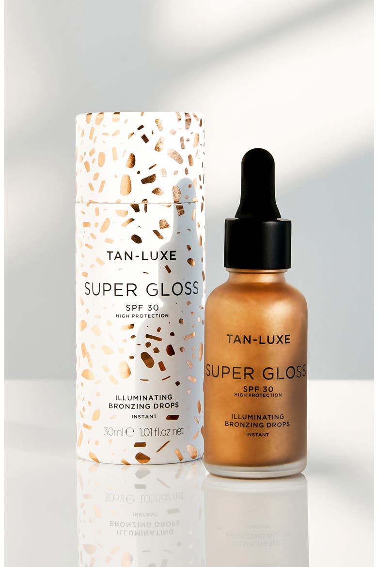 Tan-Lux Super Gloss Illuminating Bronzing Drops SPF 30, Alternate, color, NO COLOR