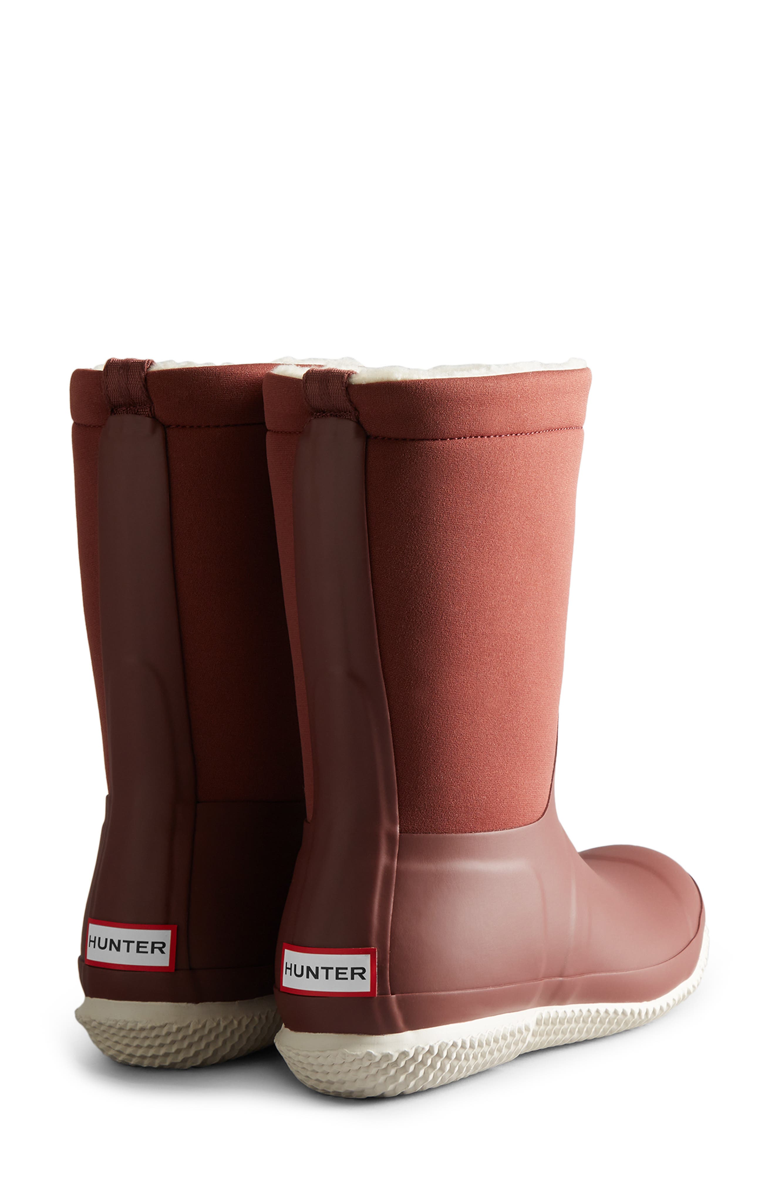 Original Insulated Slipper Boot, Alternate, color, MUTED BERRY/ WHITE WILLOW