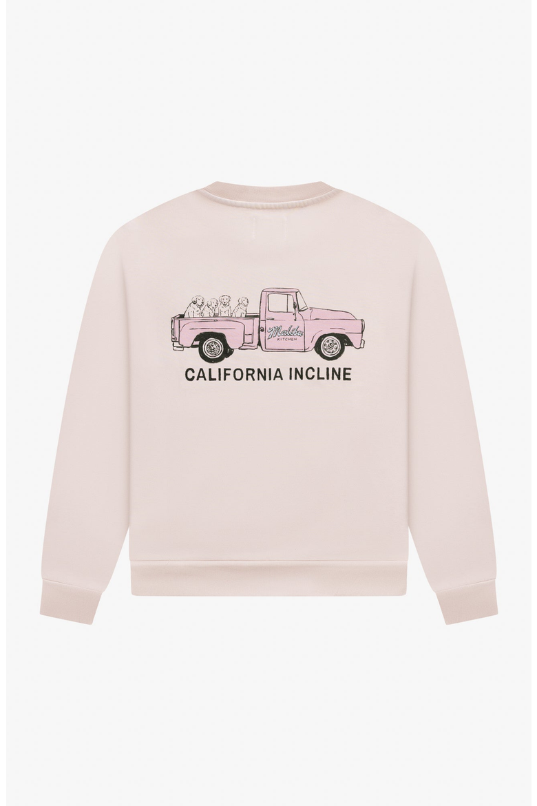 Malibu Kitchen Crewneck, Alternate, color, Vintage Pink