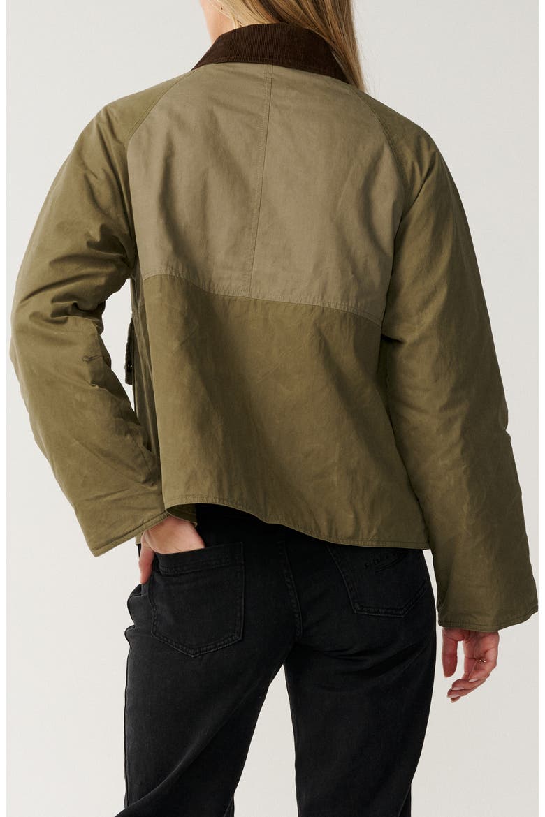 Bossa Nova Waxed Jacket, Alternate, color, MILITARY GREEN