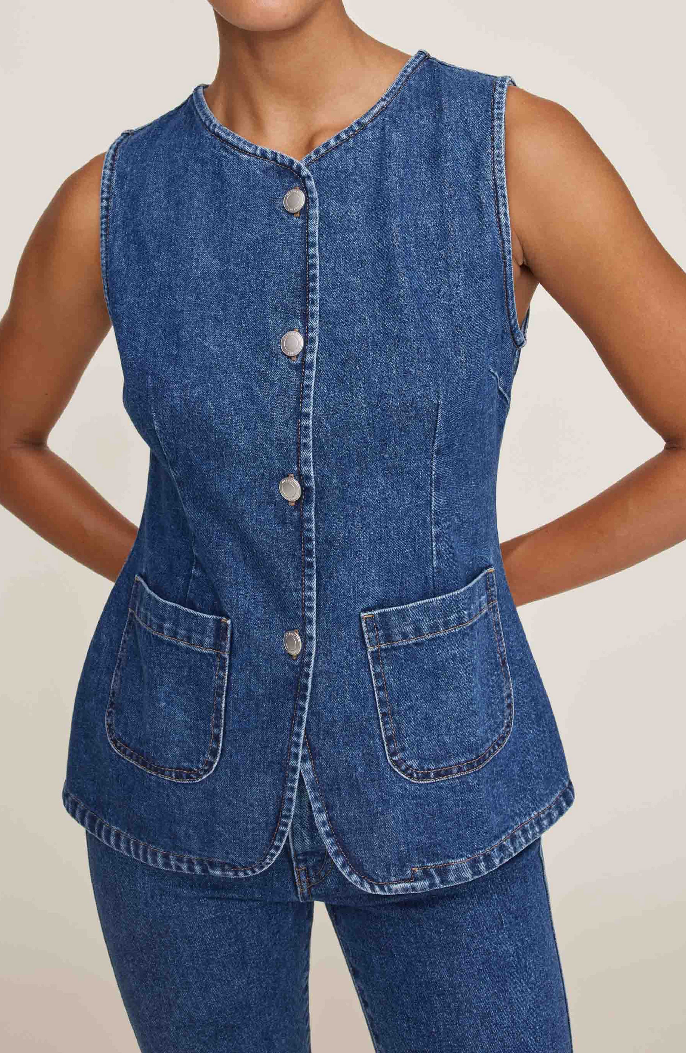 Amalie Denim Vest