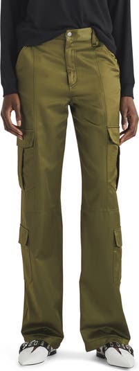 rag & bone Cailyn High Waist Japanese Satin Cargo Pants