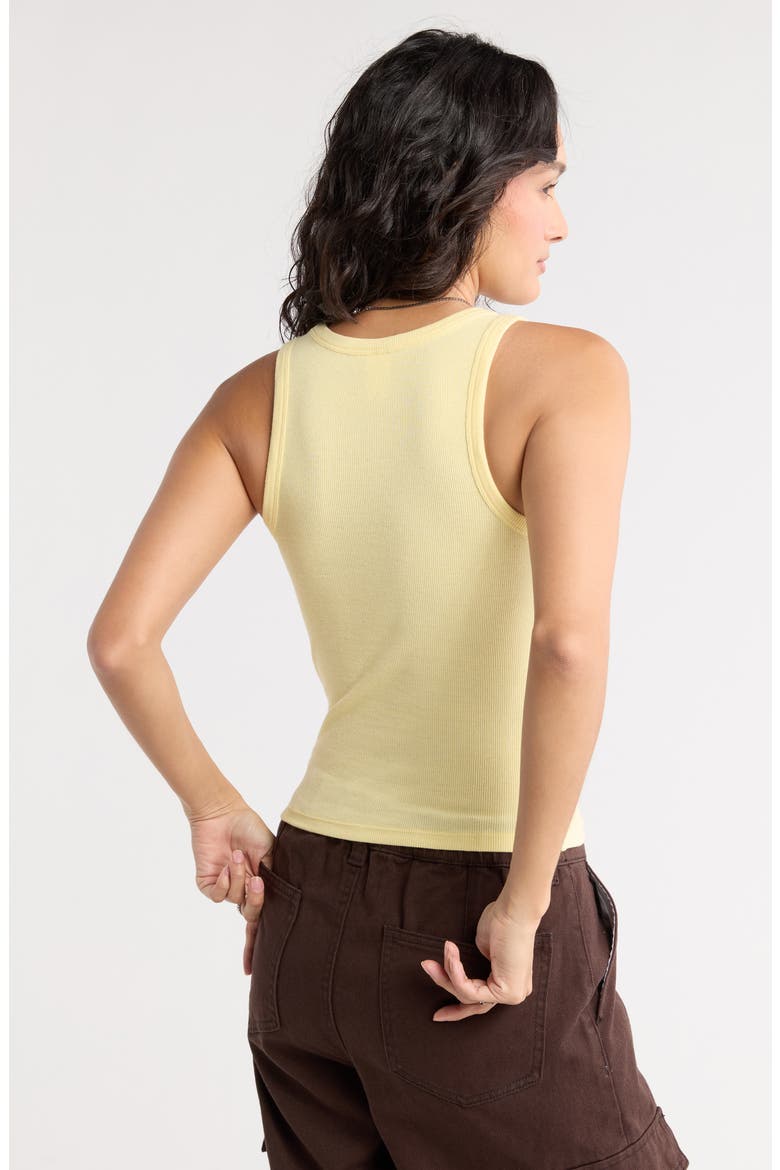 Rib Tank, Alternate, color, YELLOW MELLOW