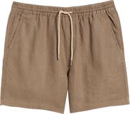 NN07 1454 Gregor Linen Drawstring Shorts