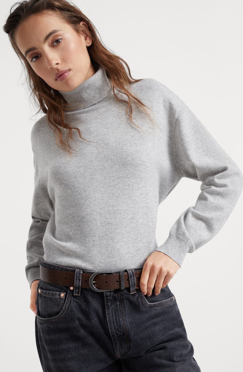 Brunello Cucinelli Calfskin belt, Alternate, color, 