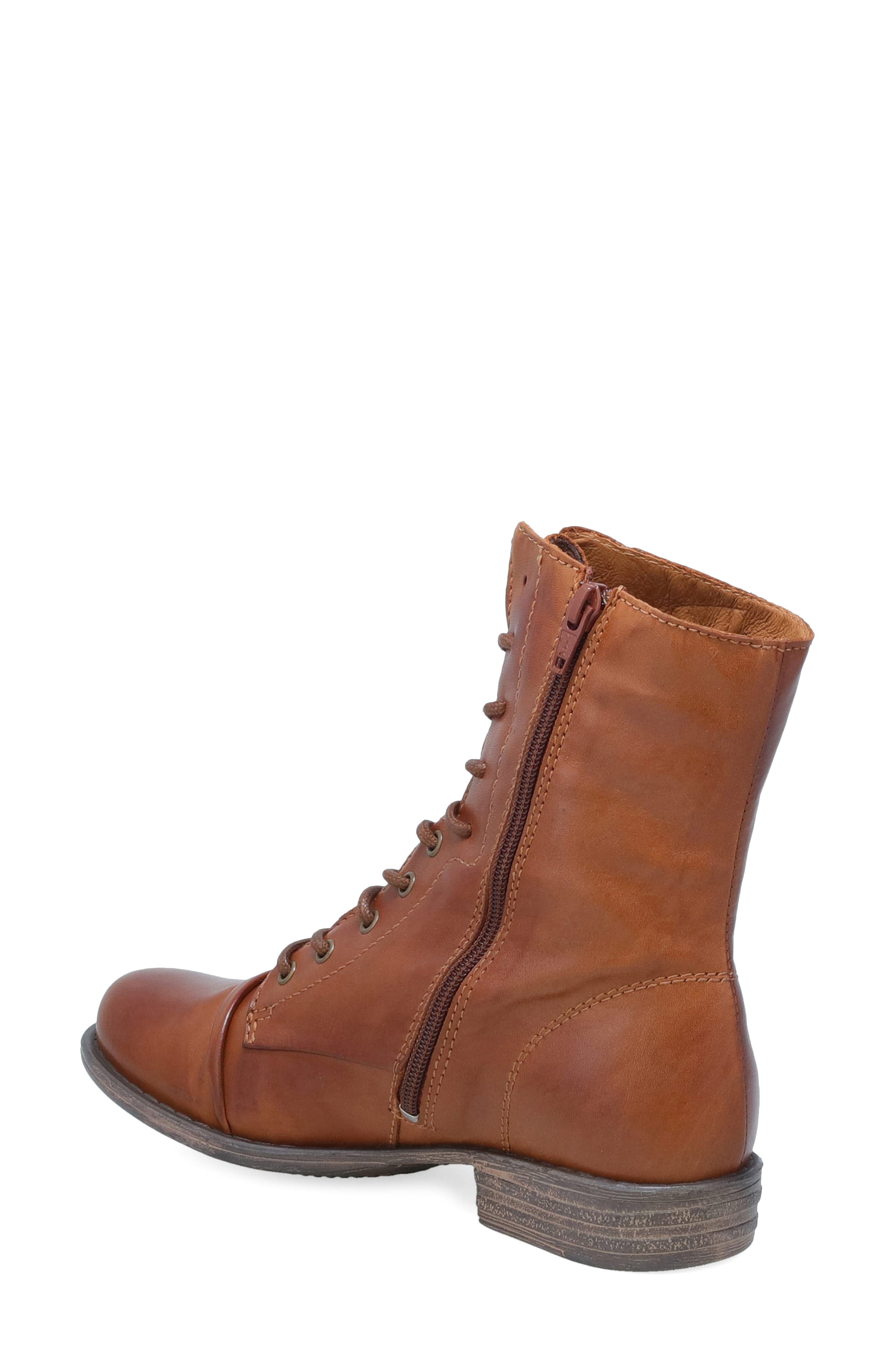 Lukas Lace-Up Bootie, Alternate, color, BRANDY