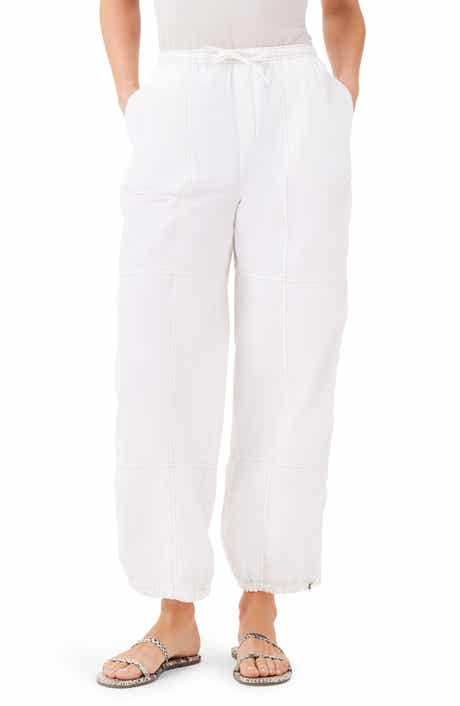 NIC+ZOE Poplin Parachute Ankle Pants