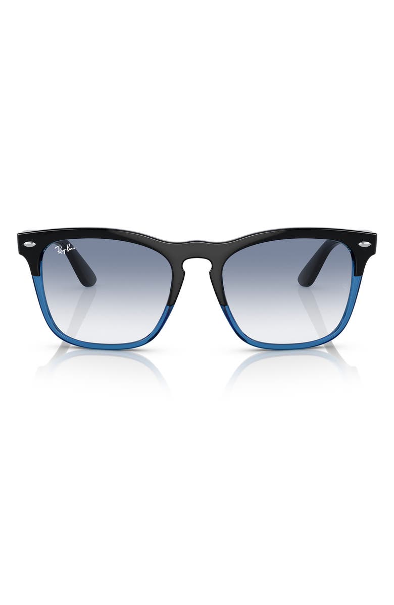 Ray-Ban 54mm Square Sunglasses, Main, color, Black Blue