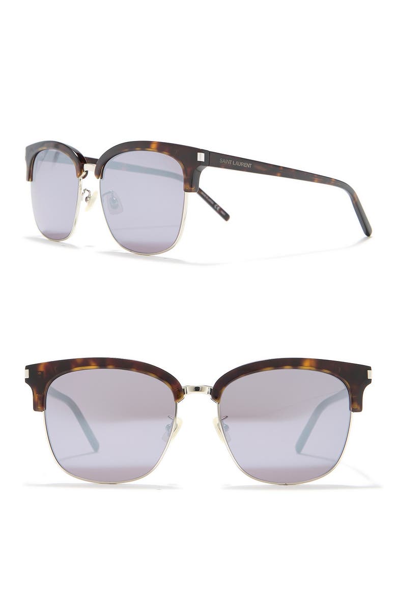 Saint Laurent Core 56mm Sunglasses, Main, color, 