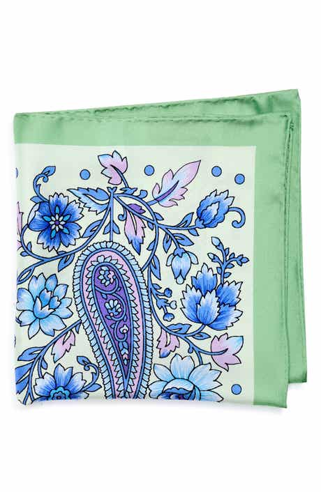Paisley Floral Pocket Square