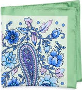 Robert Graham Paisley Floral Pocket Square