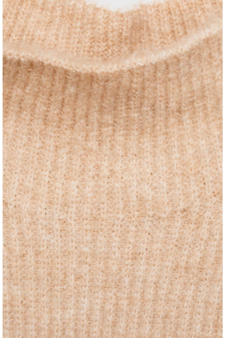 Perkins Collar Stripe Sweater, Alternate, color, ECRU