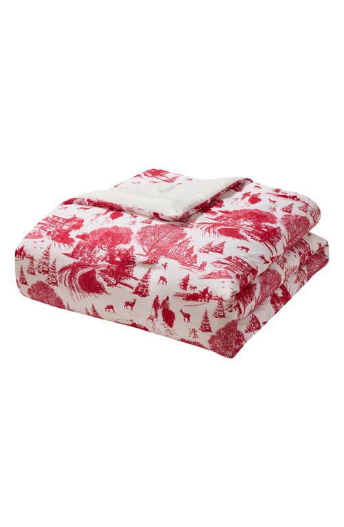 Hallmark Red Toile Comforter Set