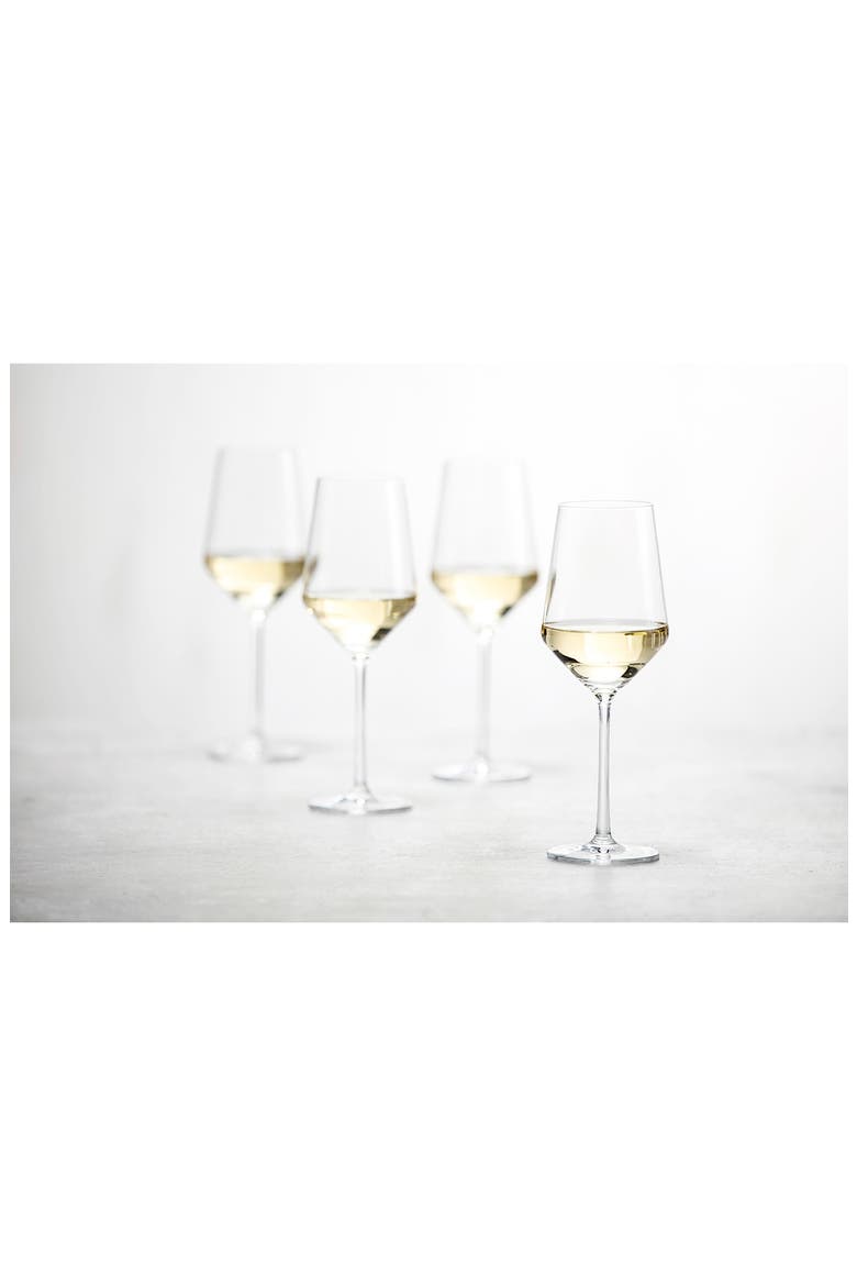 Pure Set of 6 Sauvignon Blanc Wine Glasses, Alternate, color, CLEAR