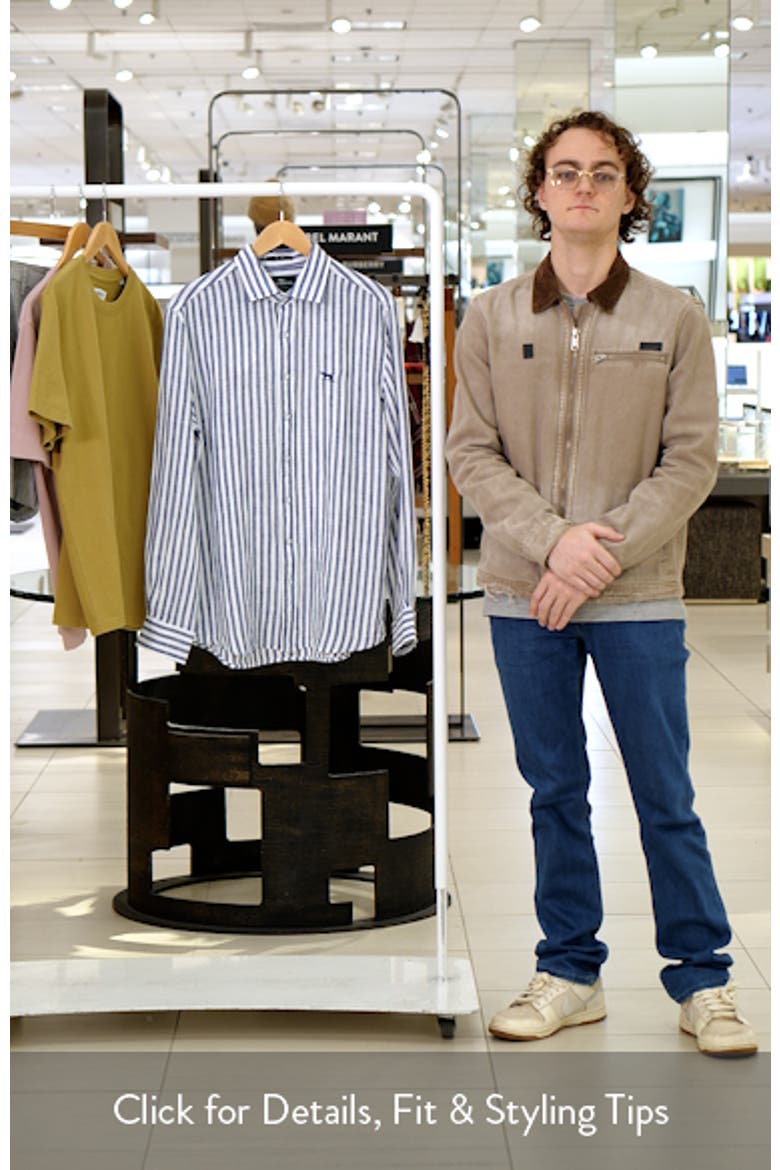 Seadown Original Fit Stripe Linen Button-Up Shirt video