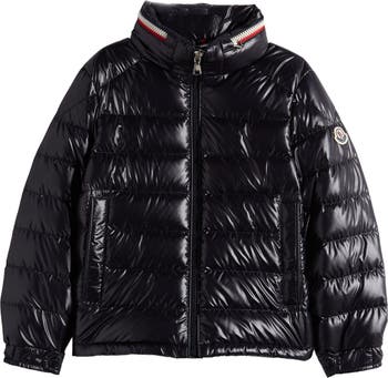 MONCLER☆BOURNE 袖ロゴ ダウンジャケット BLACK Moncler Kids' Bourne Down Jacket | Nordstrom