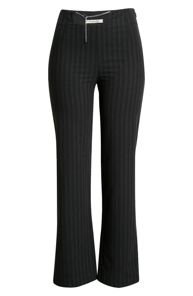 Paloma Wool Moonless Chain Detail Recycled Organic Cotton Blend Pants, Alternate, color, 