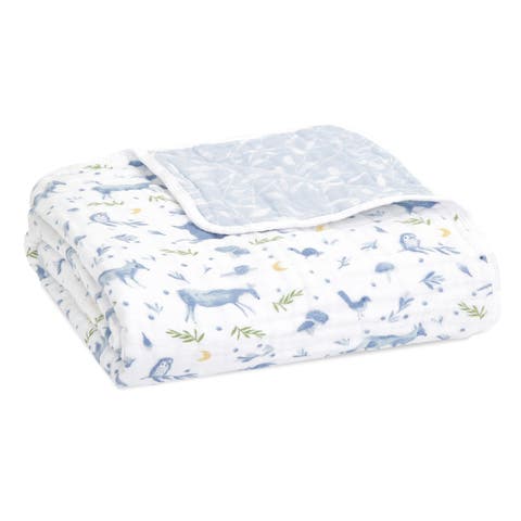 Boutique 100% Organic Cotton Muslin Baby Blanket