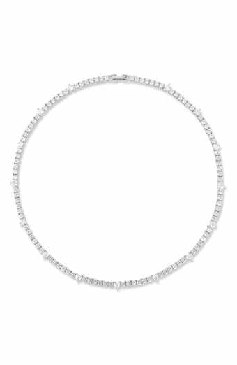 Cubic Zirconia Tennis Necklace