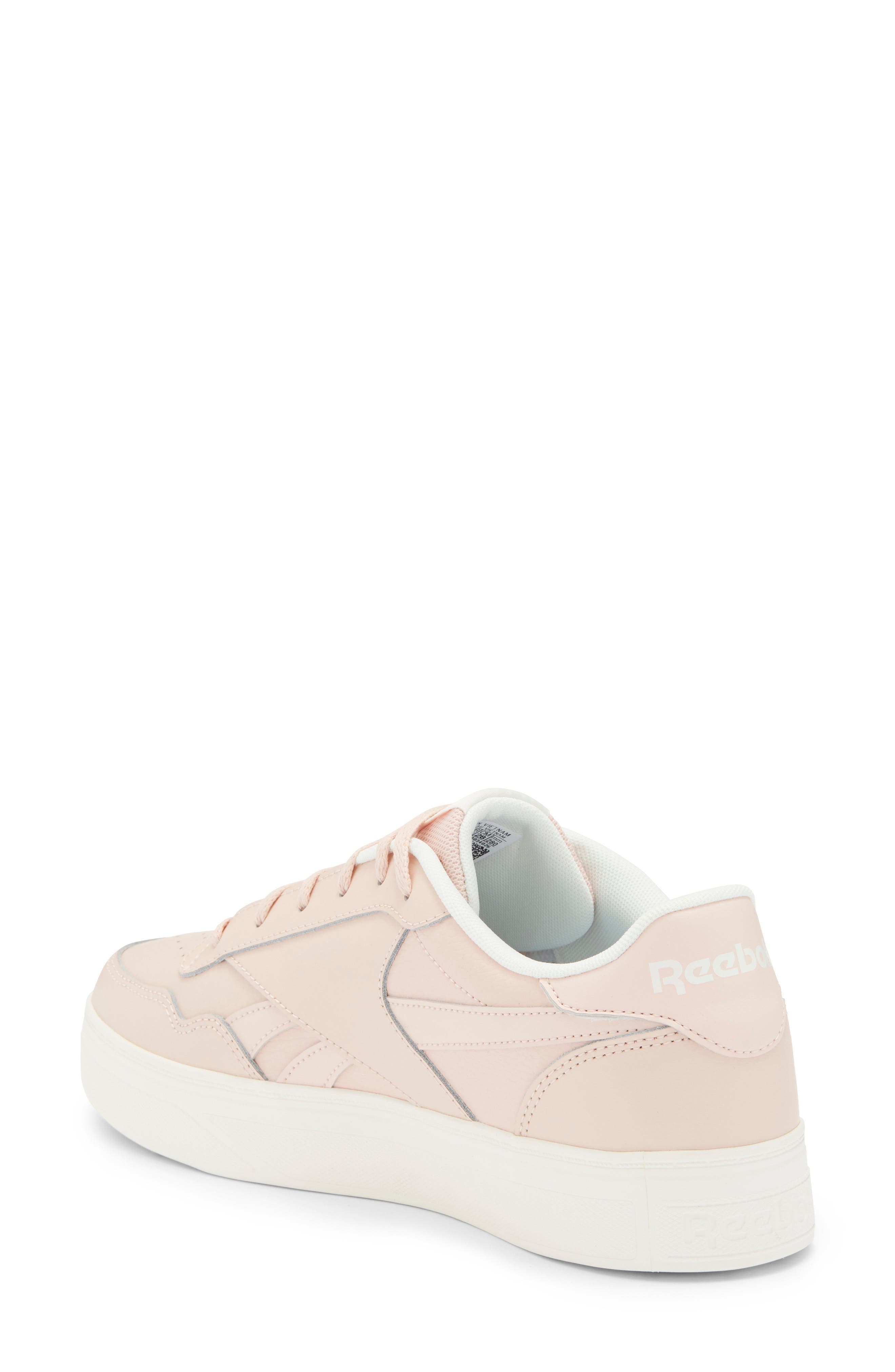 Reebok Court Advance Bold Sneaker, Alternate, color, Pospin/ Pospin/ Chalk