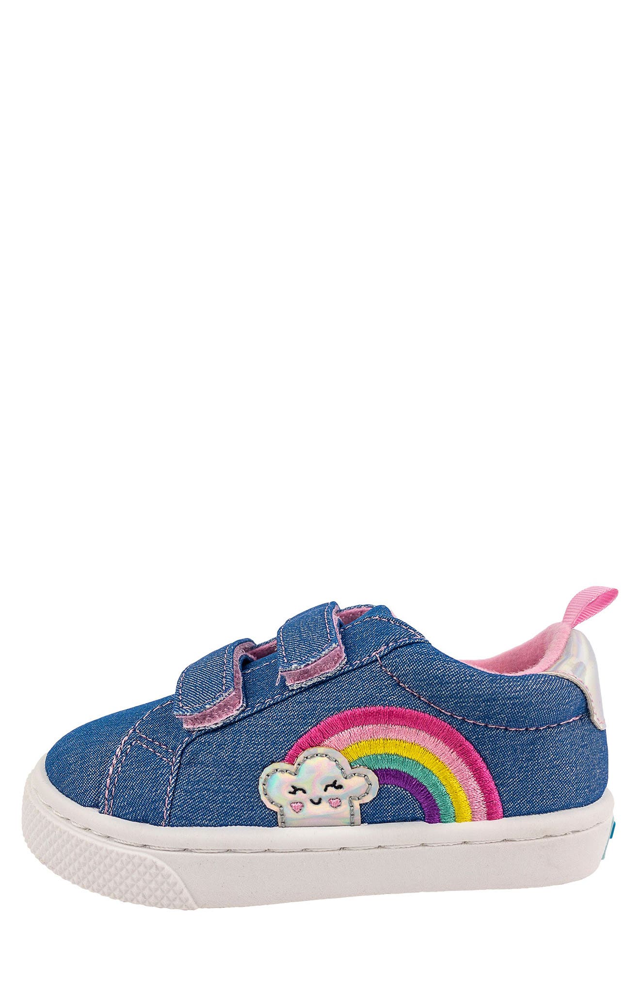 RAINBOW DAZE Rainbow Double Strap Athletic Sneaker, Alternate, color, 