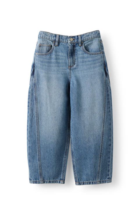 Kid's Unisex Super Barrel Leg Denim Jean