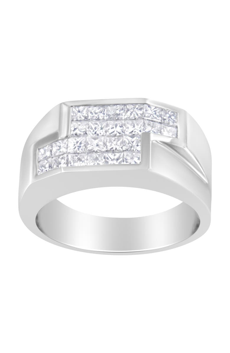 Haus of Brilliance 14KT White Gold 1 3/4 cttw Diamond Cluster Ring, Alternate, color, White
