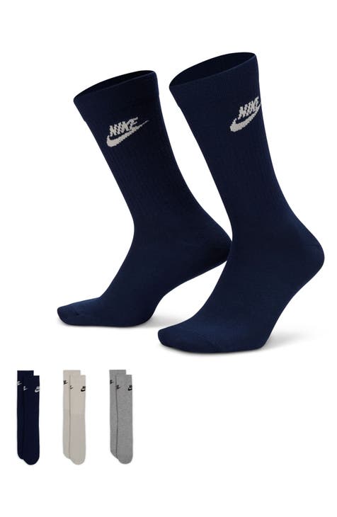 Sportswear Everyday Essential Assorted 3-Pack Crew Socks