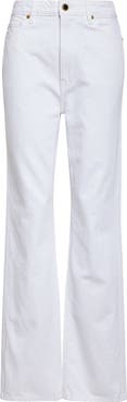Khaite Danielle High Waist Straight Leg Jeans