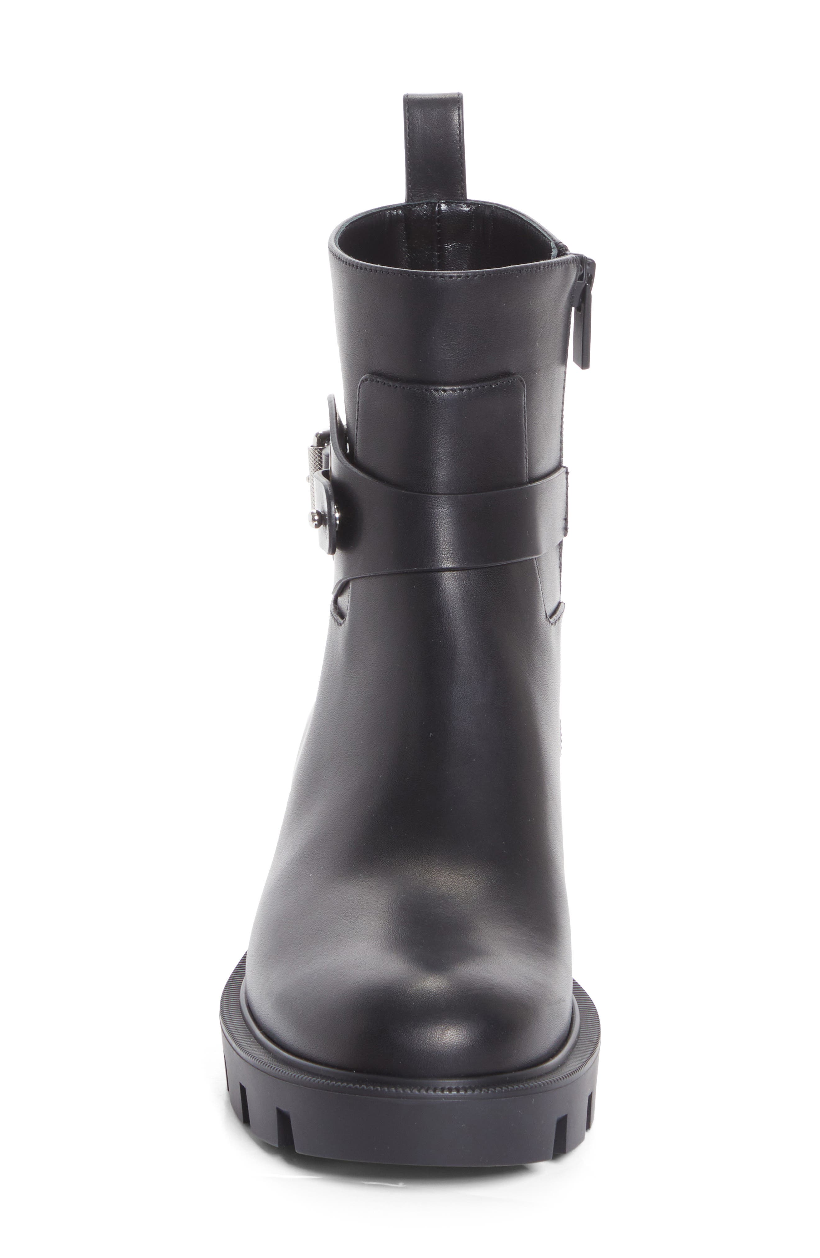 Christian Louboutin Dianouchette Lug Sole Bootie, Alternate, color, Black