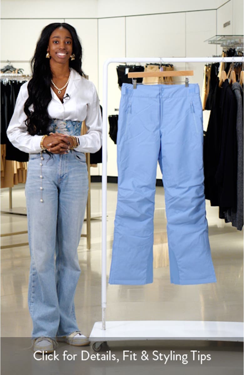 Alessandra Insulated Water Resistant Ski Pants, sales video thumbnail