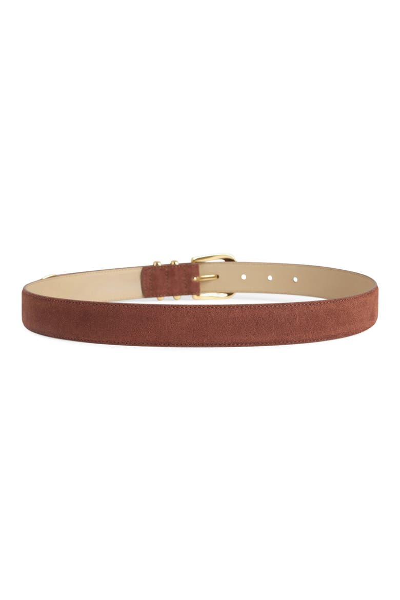 The Jordan Suede Belt, Alternate, color, LIGHT BROWN