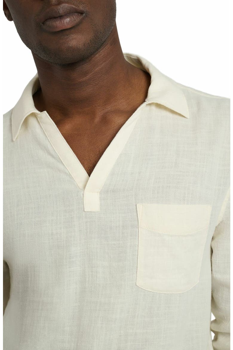Gauze Popover Shirt, Alternate, color, EGRET