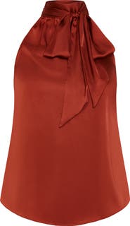 City Chic Eileen Sleeveless Satin Top