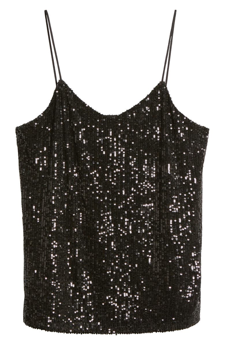 Anne Klein Sequin Camisole, Alternate, color, 