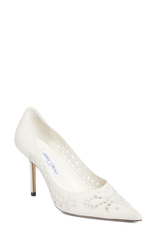 Jimmy Choo Love 85 Beaded Mesh Pumps