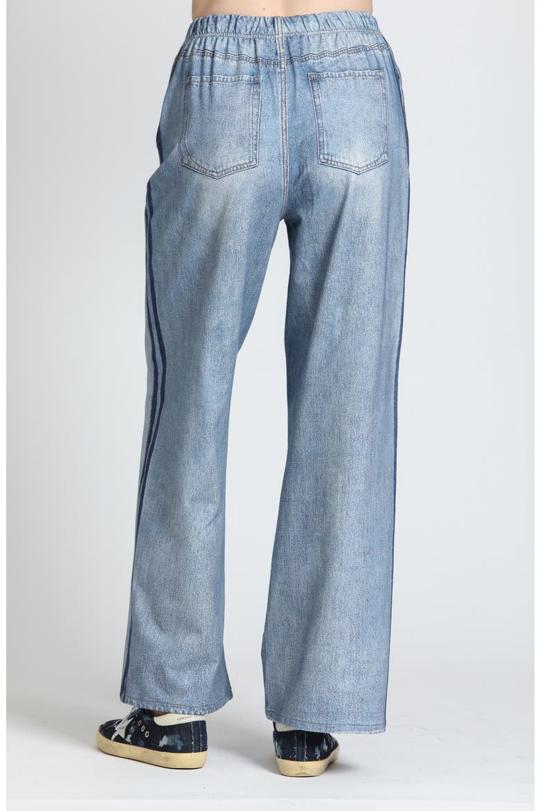 French Terry Track Pants, Alternate, color, FROSTED INDIGO