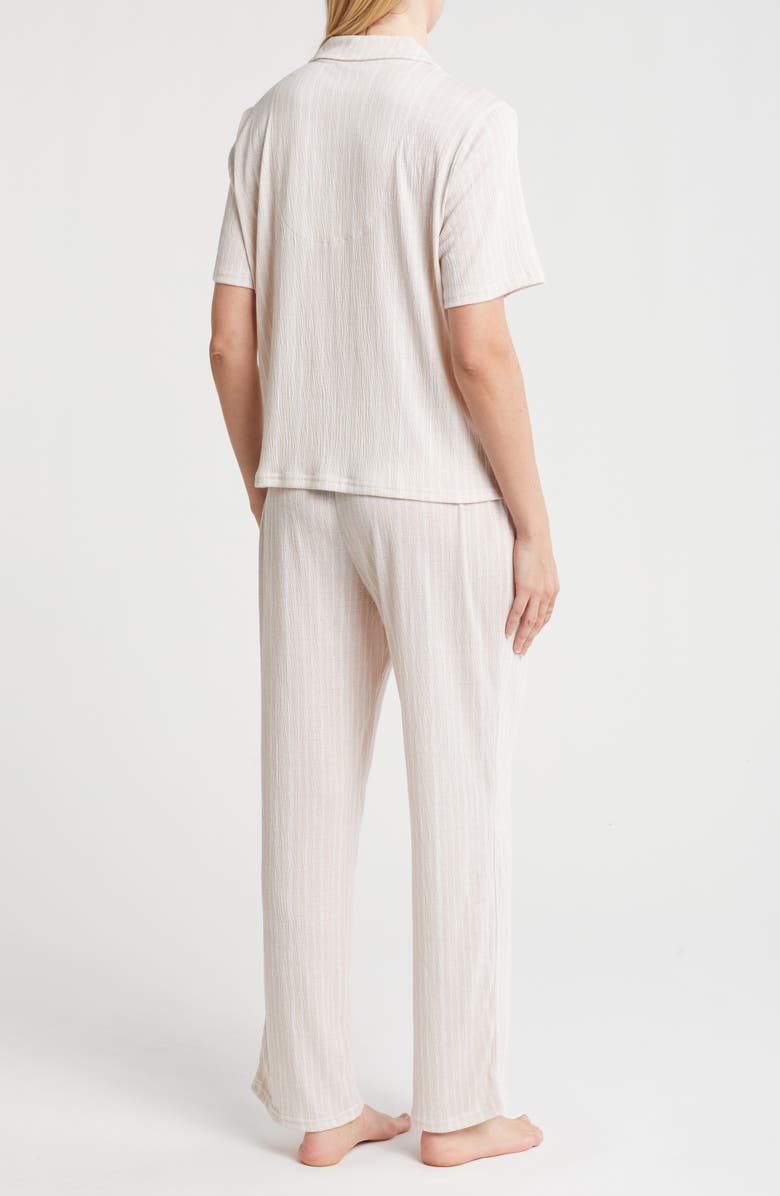 Nicole Miller Stripe Gauze Pajamas, Alternate, color,