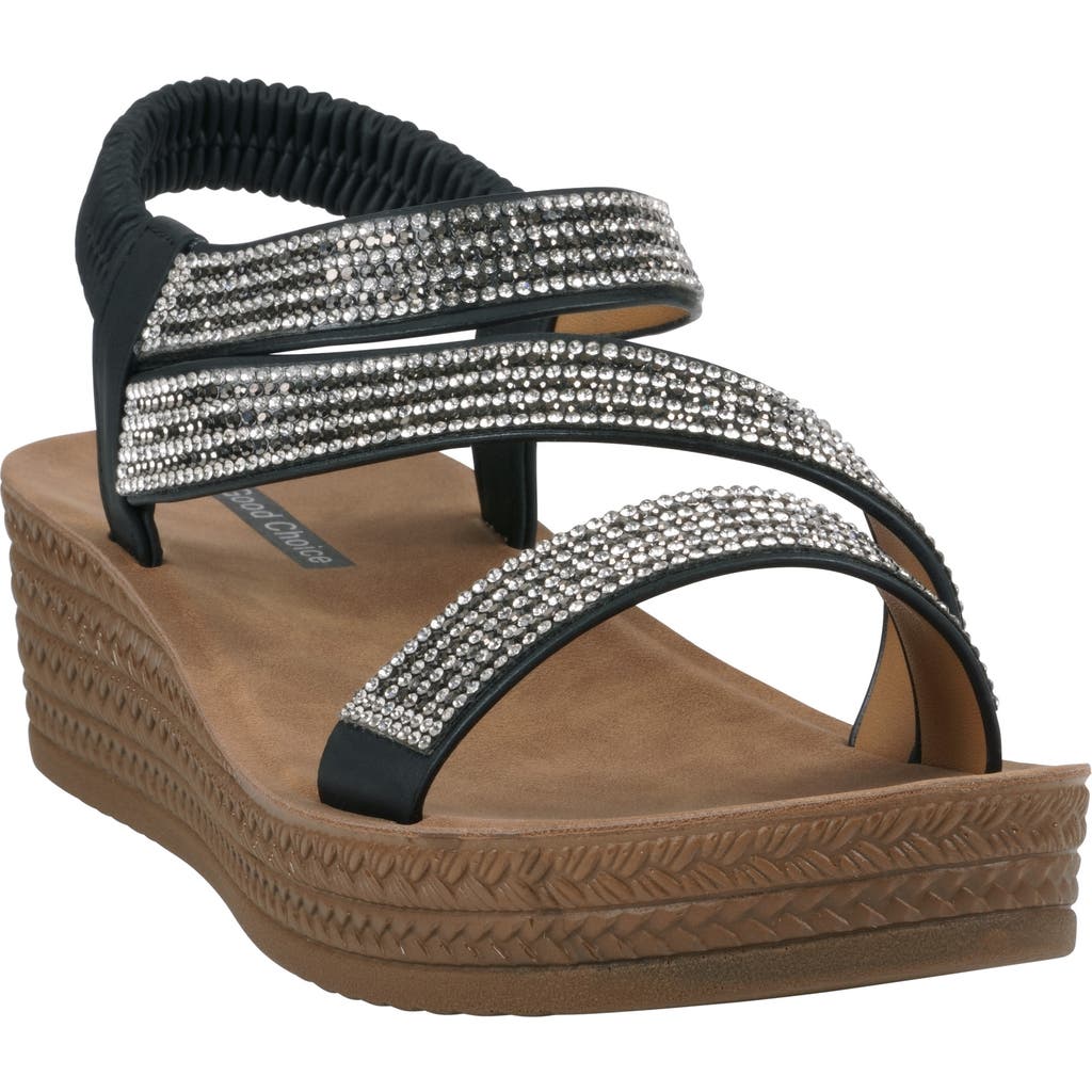 Gc Shoes Ruby Platform Sandal In Black