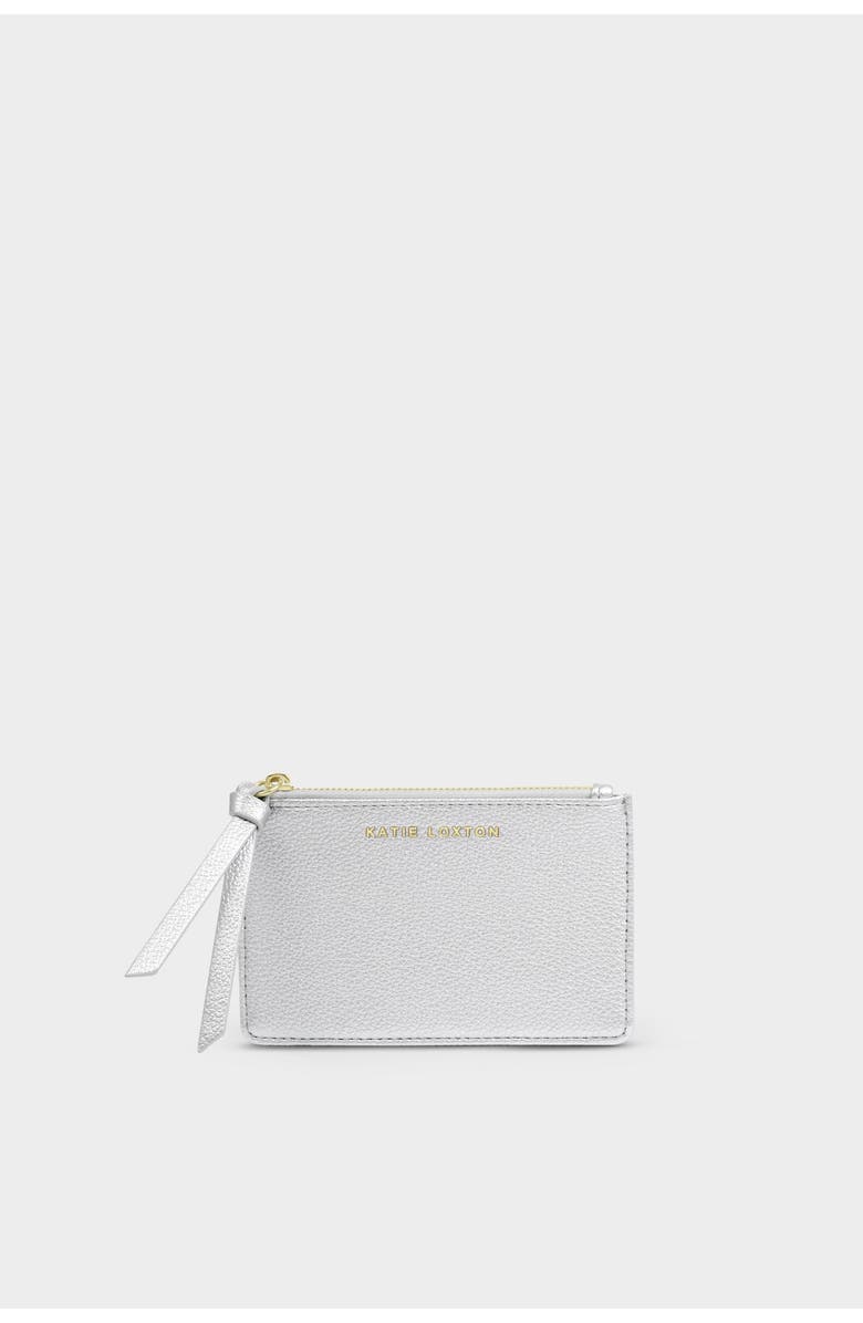 Katie Loxton Hallie Coin And Card Holder, Alternate, color, Silver