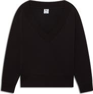 PUMA Essential V-Neck Sweatshirt