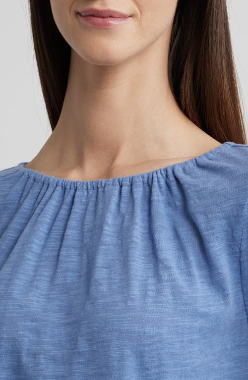 Caslonr Caslon(r) Gathered Neck Top In Blue Colony