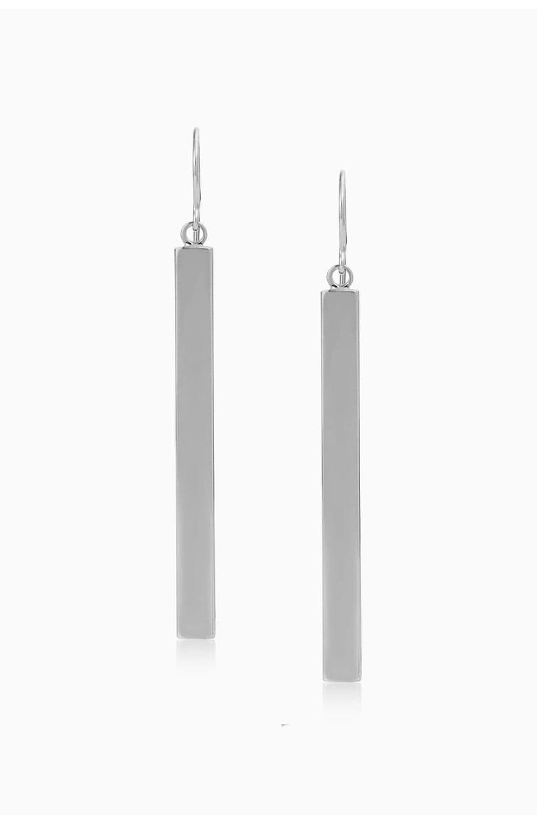 Oradina 14K Gold Pisa Drop Earrings, Alternate, color, White Gold