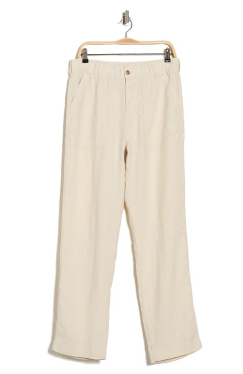 Loomed Linen Pants