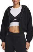 Under Armour Icon Sama Cotton Blend Fleece Crop Hoodie